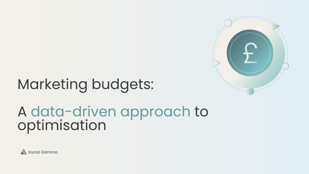Marketing budgets: a data-driven approach to optimisation